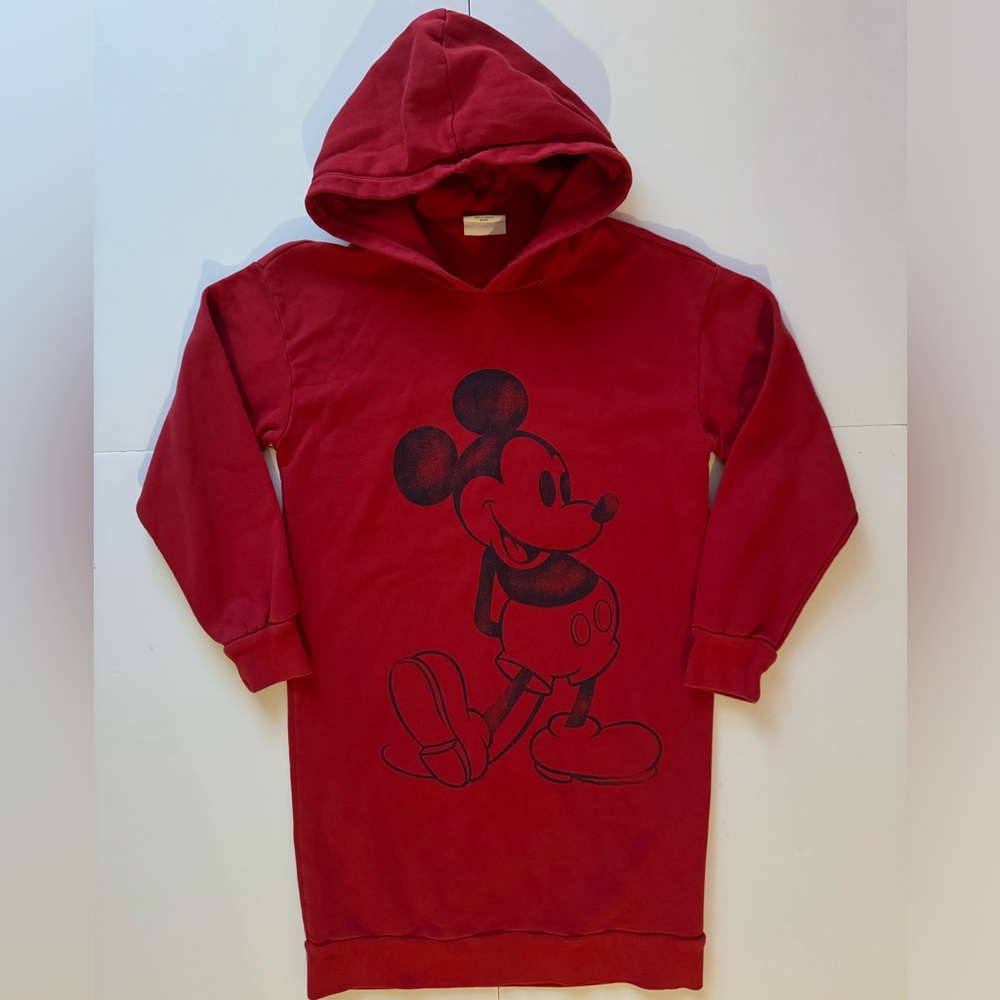 GapKids X Disney Mickey Mouse Red Hoodie Dress Sz XXL - Picture 2 of 8